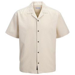 Jack & Jones Ανδρικό πουκάμισο Global Waffle Resort Shirt
